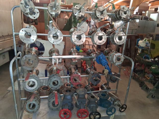 VALVOLA A SFERA NON FLANGIATA MARCA ALFA CASOREZZO IN ACCIAIO DA 3"