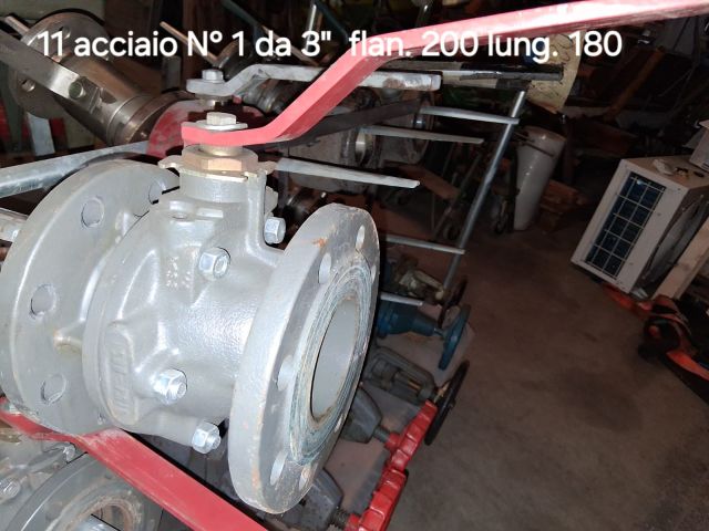 VALVOLA A SFERA FLANGIATA MARCA ALFA CASOREZZO IN ACCIAIO DA 3"