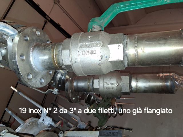 VALVOLA A SFERA FILETTATA IN ACCIAIO INOX DA 3" MARCA PROFESSIONAL MS58