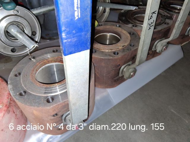 VALVOLA A SFERA NON FLANGIATA MARCA ALFA CASOREZZO IN ACCIAIO DA 3"