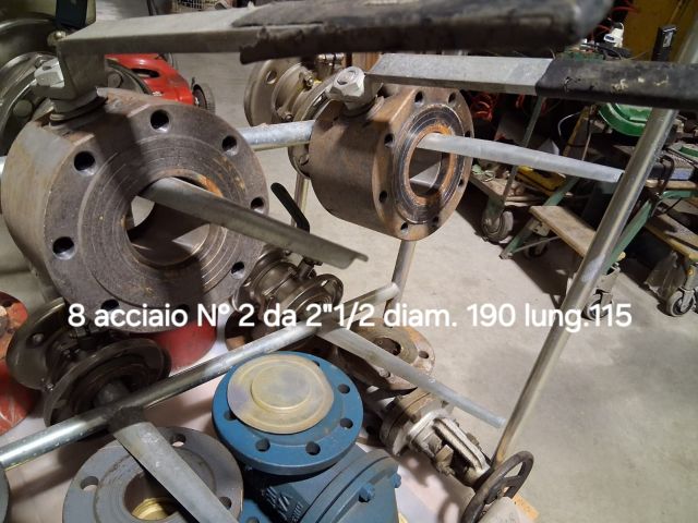 VALVOLA A SFERA NON FLANGIATA MARCA ALFA CASOREZZO IN ACCIAIO DA 2"1/2